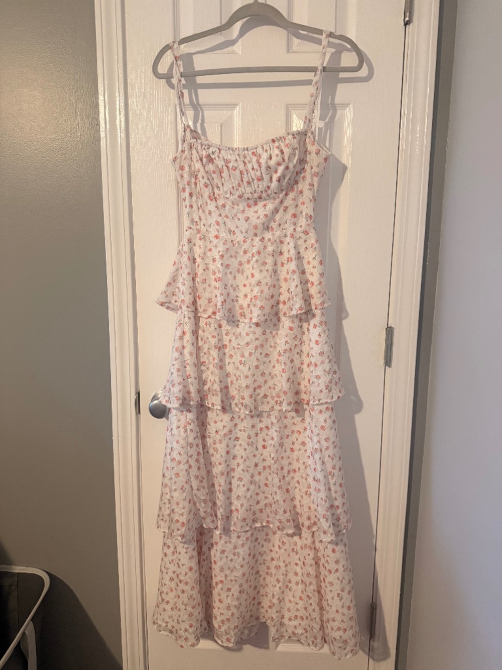 Floral Layered Maxi Dress